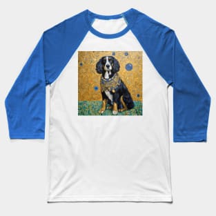 Gustav Klimt Style Dog with Splendid Collar Baseball T-Shirt